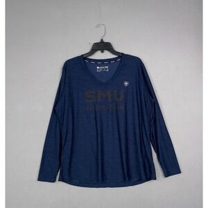 SMU Mustangs Shirt Womens 2XL Ariat College NCAA Equestrian Performance Horse